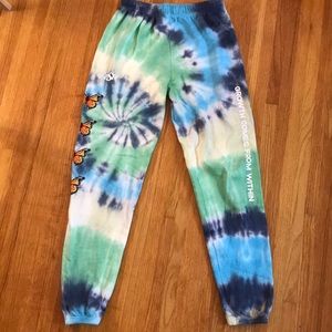 Juniors BSR Tie dye sweatpants/ joggers  size Large